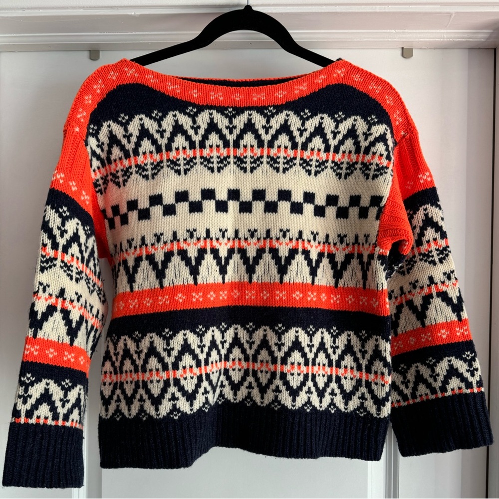J.CREW Fair-isle Sweater Size XS